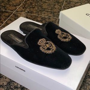 Dolce&Gabbana velvet slippers